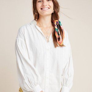 Buttondown white Anthropologie shirt